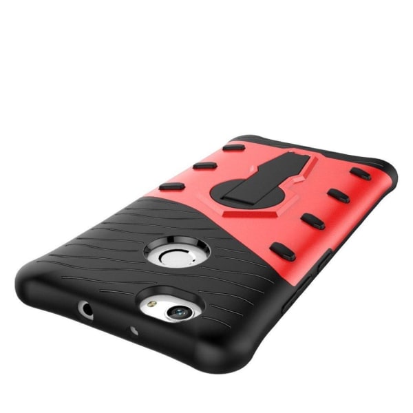 Huawei Nova beskyttende hybridcover m. kickstand - Rød Red