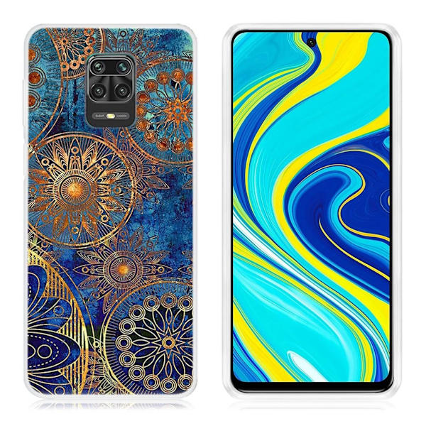 Deco Xiaomi Redmi Note 9 Pro / 9 Pro Max / Note 9S deksel - Unik blomst Multicolor