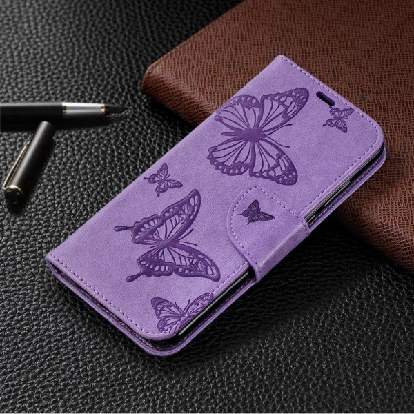 Butterfly Huawei P30 Lite etui - Lilla Purple