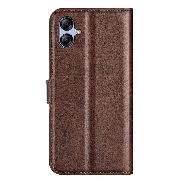 Læretui med Lommebok til Samsung Galaxy A04e - Brun Brown