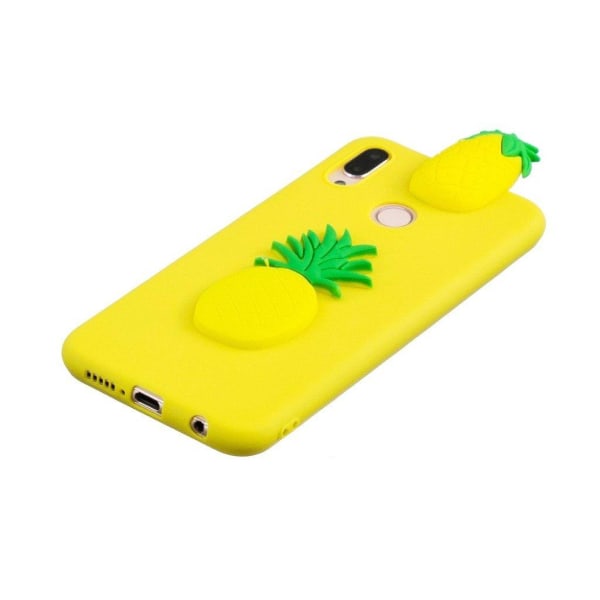 Cute 3D Huawei P20 Lite kuoret - Ananas Transparent