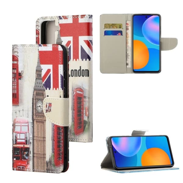 Wonderland Samsung Galaxy S21 FE Flip Case - Lontoon tyyli Multicolor