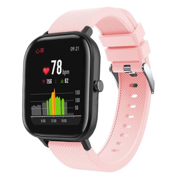 Amazfit GTS twill silikone Urrem - Lyserød Pink
