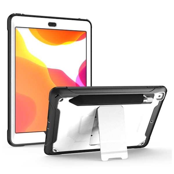 iPad 10.2 (2019) holdbare rustning etui - Hvit White