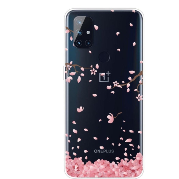 Deco OnePlus Nord N100 kotelot - Vaaleanpunainen Kukka Pink