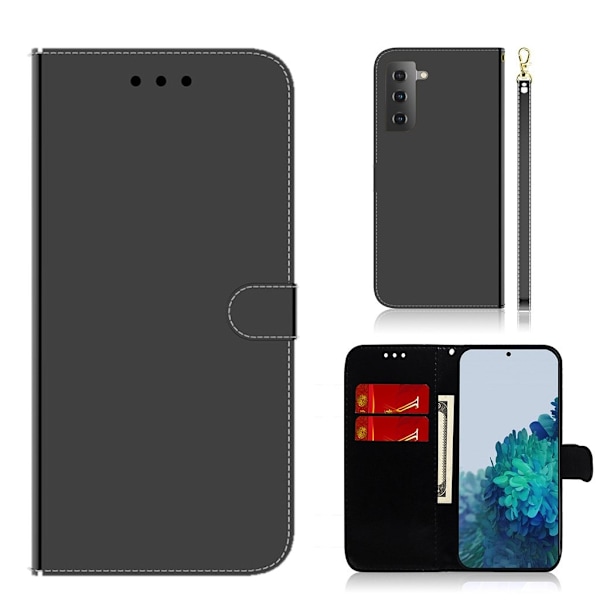 Mirror Samsung Galaxy S21 fodral - Svart Svart