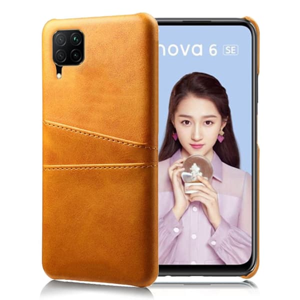 Dual Card cover - Huawei P40 Lite / Nova 6 SE - Brun Brown