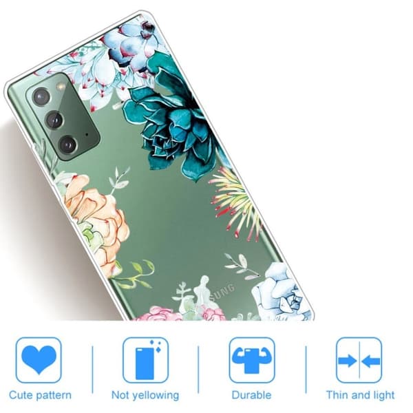 Deco Samsung Galaxy Note 20 cover - Flerfarvet Multicolor