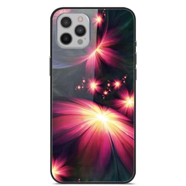 Fantasy iPhone 12 Pro Max cover - Smukke Blomster Pink