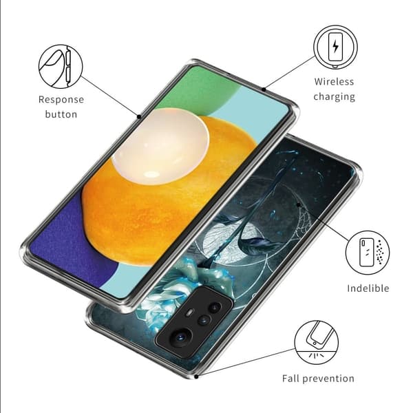 Deco Xiaomi Redmi Note 12S kotelot - Ruusu Blue