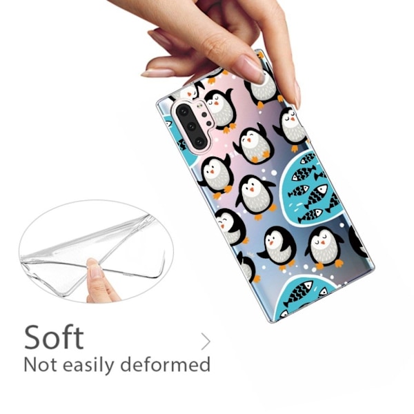 Deco Samsung Galaxy Note 10 Pro cover - Pingviner Multicolor