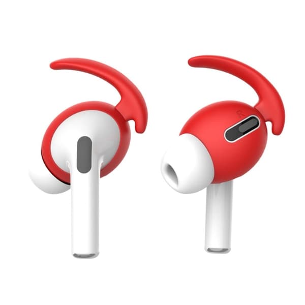 1 par AirPods Pro 2 silikonskydd - Röd Röd