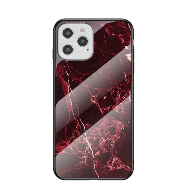 Fantasy Marble iPhone 12 / 12 Pro kuoret - Punainen Red