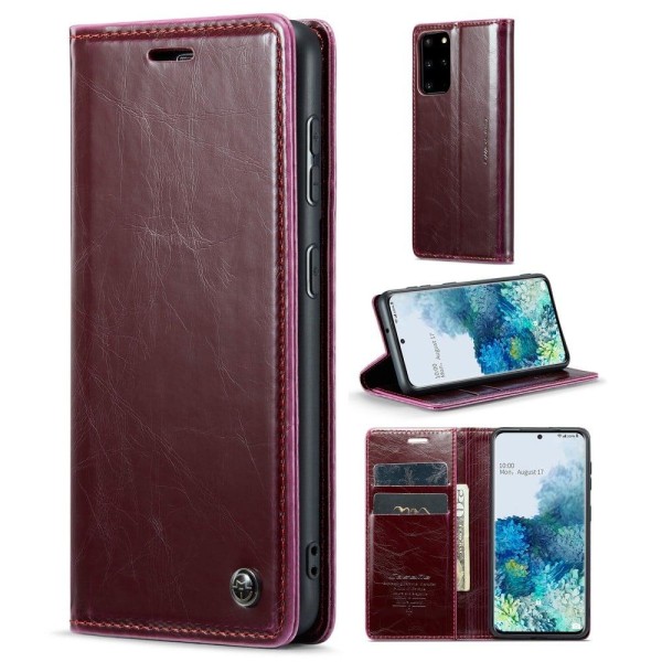 CaseMe Samsung Galaxy S20 Plus Smooth Etui - Rød Red