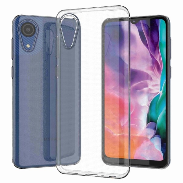 Ultratyndt gennemsigtigt etui til Samsung Galaxy A23e Transparent