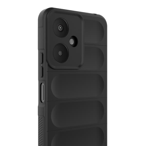 Mjukt greppformat Xiaomi Redmi 13C skal - Ljuslila Lila
