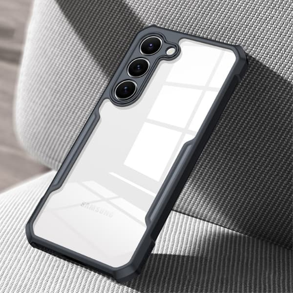 Stødsikkert hybridcover til Samsung Galaxy S23 - Sort Black