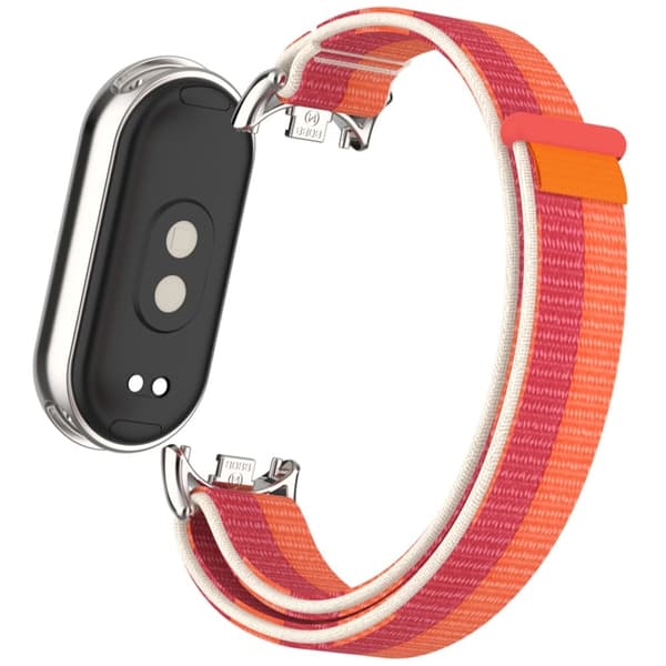 Xiaomi Mi Band 9 / Smart Band 8 Klockarmband Nylon Loop Justerbart handledsband - Pion Brun
