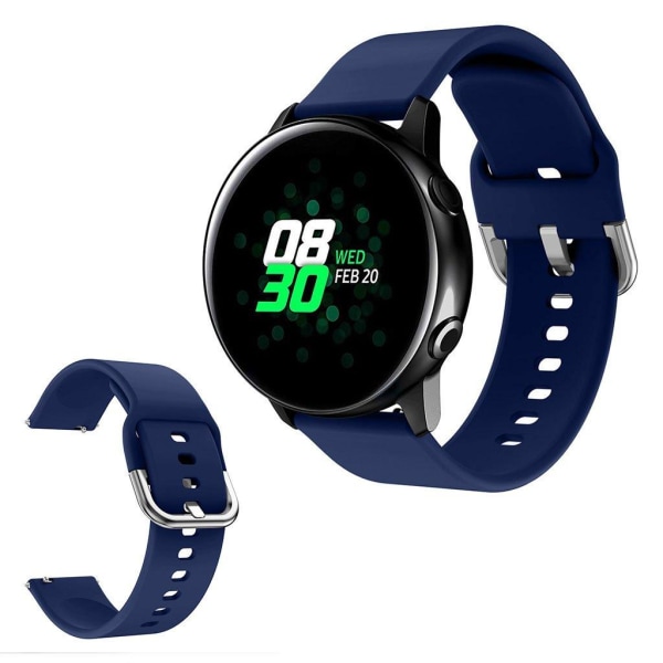 Samsung Galaxy Watch Active 2 - 40mm silicone watch band - Navy Blå