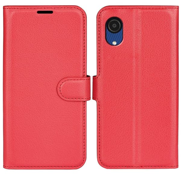 Wonderland Samsung Galaxy A03 Core Flippetui - Rød Red