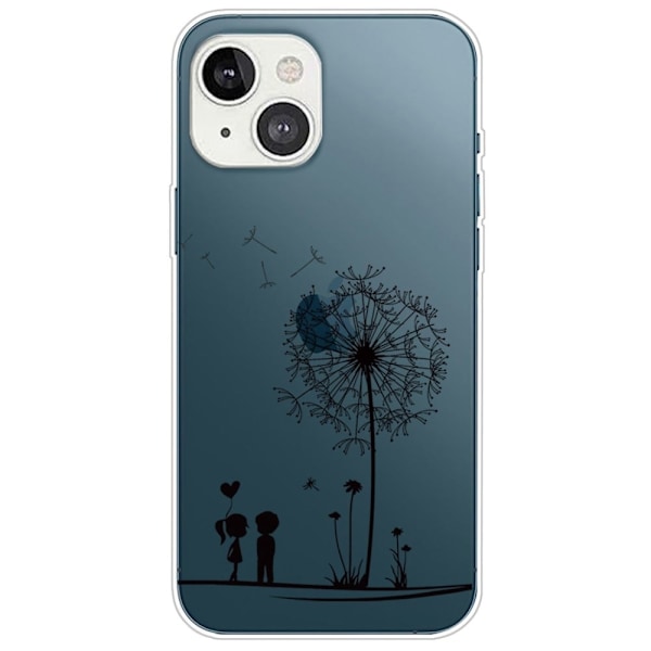 Deco iPhone 14 Plus skal - Maskros Svart