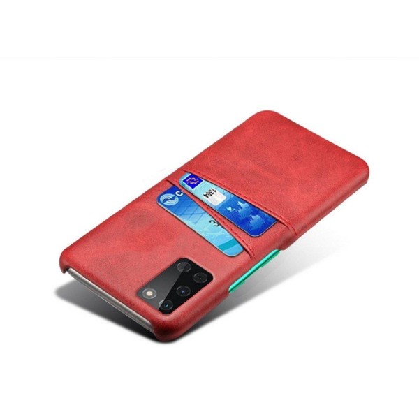 Dual Card etui - OnePlus 8T - rød Purple