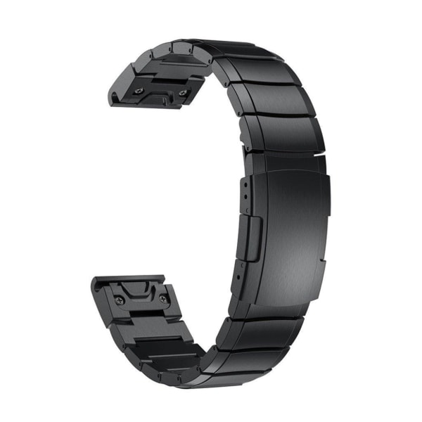 Garmin Fenix 5X urrem i rustfrit stål - sort Black