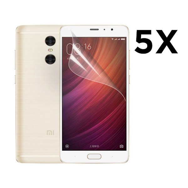 Xiaomi Redmi Pro LCD skærmbeskyttelsesfilm - 5 stk Transparent