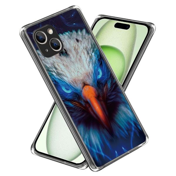 Deco iPhone 15 Plus skal - Falk Blå