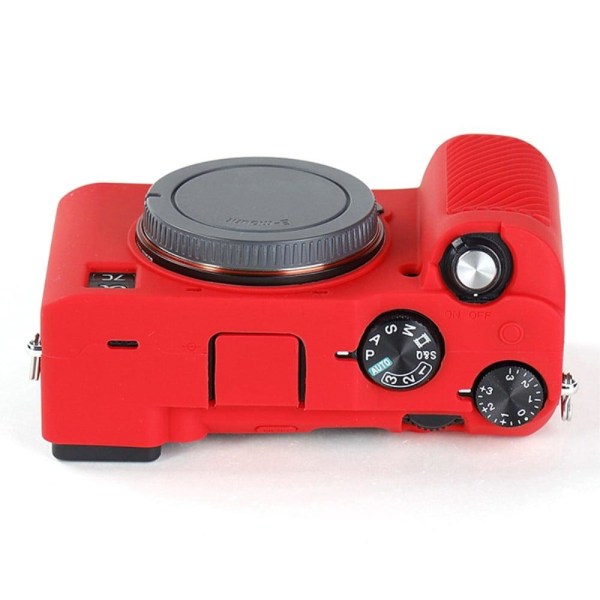 Sony A7C silicone cover - Red Red