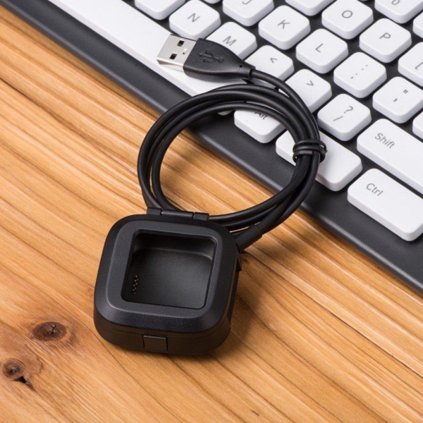 Fitbit Versa opladerkabel til ladestation Black