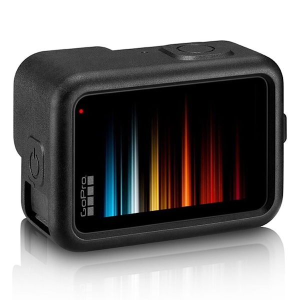 GoPro 9 silikon fodral with lens cap - svart Svart