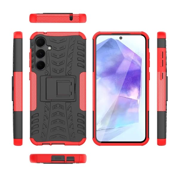 Offroad Samsung Galaxy A55 skal - Röd Röd