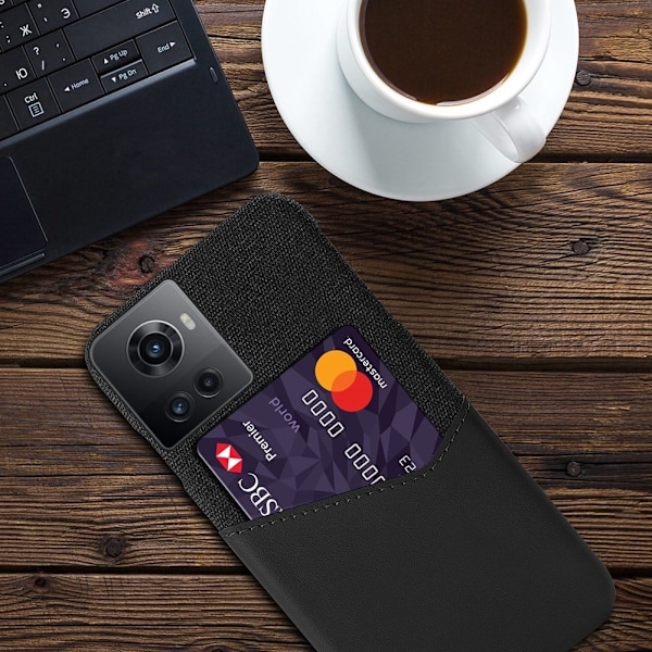 Bofink OnePlus Ace cover med kortholder - Sort Black