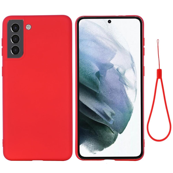 Matta nestesilikoninen kuori Samsung Galaxy S22 Plus - Punainen Red