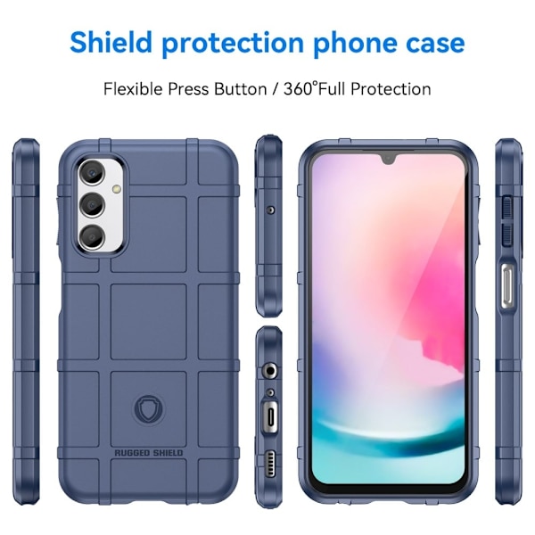 Rugged Shield Samsung Galaxy A24 4G skal - Blå Blå