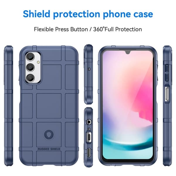 Rugged Shield Suojakotelo Samsung Galaxy A24 4G - Sininen Blue