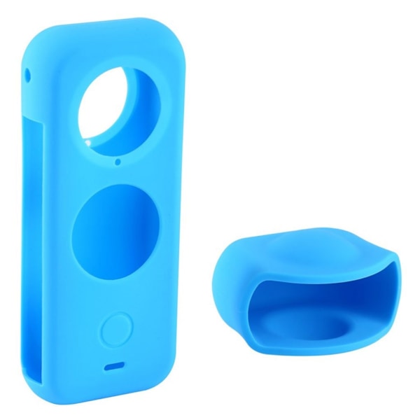 PULUZ Insta360 One X2 silikonfodral - Blå Blå