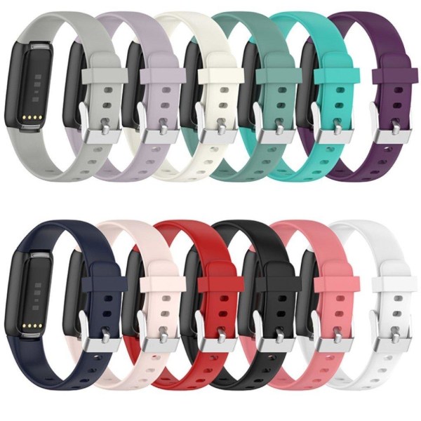 Fitbit Luxe klockarmband i silikon - Grön / Storlek: L Grön