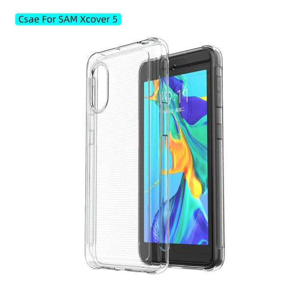 Ultra slim transparent case for Samsung Galaxy Xcover 5 Transparent