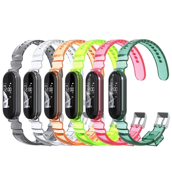 Xiaomi Mi Band 5 / 4 unique watch band - Grey Silvergrå