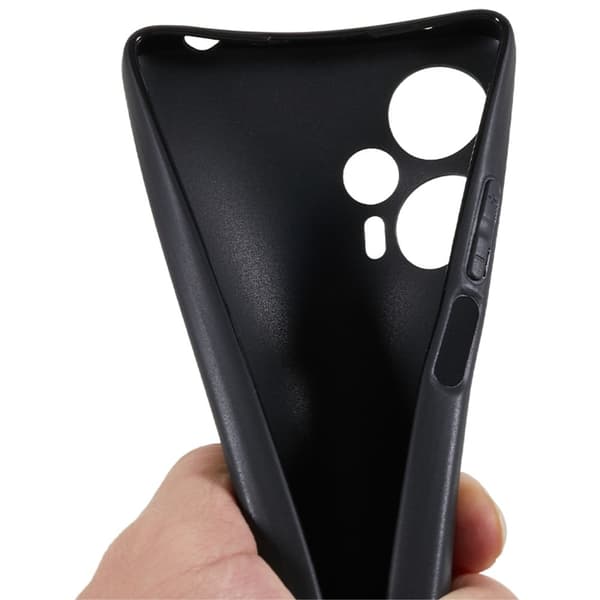 Blødt og mat cover til Xiaomi Poco F5 / Xiaomi Redmi Note 12 Turbo Black