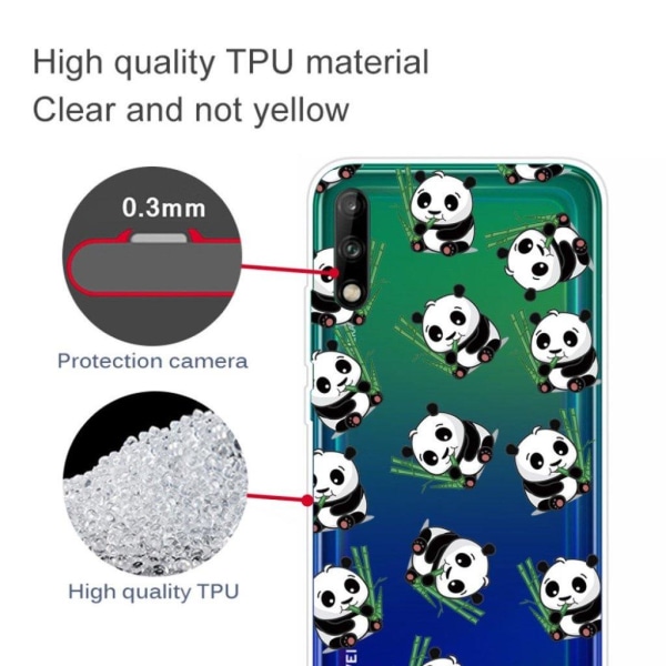 Deco Huawei P40 Lite E Cover - Sød Panda Multicolor