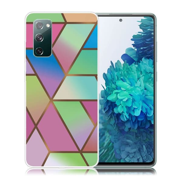 Marble Samsung Galaxy S20 FE 5G / S20 Fe Etui - Rose / Green og Blue Gradients Multicolor