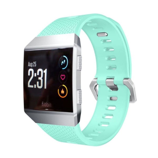 Fitbit Ionic Enfärgat mjukt klockband - Ljus blå Grön