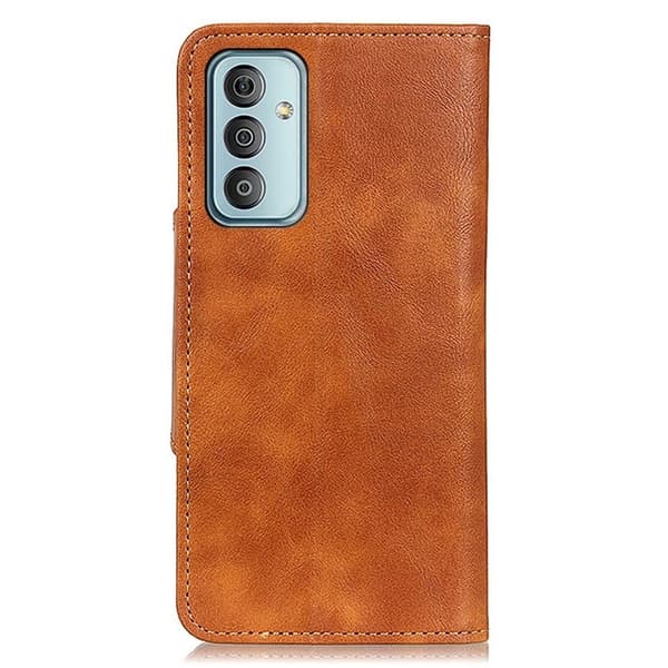 Alpha Samsung Galaxy M23 flip etui i lær - Brun Brown