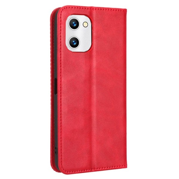 Bofink Vintage Umidigi C1 Læder Etui - Rød Red