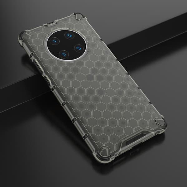 Bofink Honeycomb Huawei Mate 40 Pro skal - Silver/Grå Silvergrå