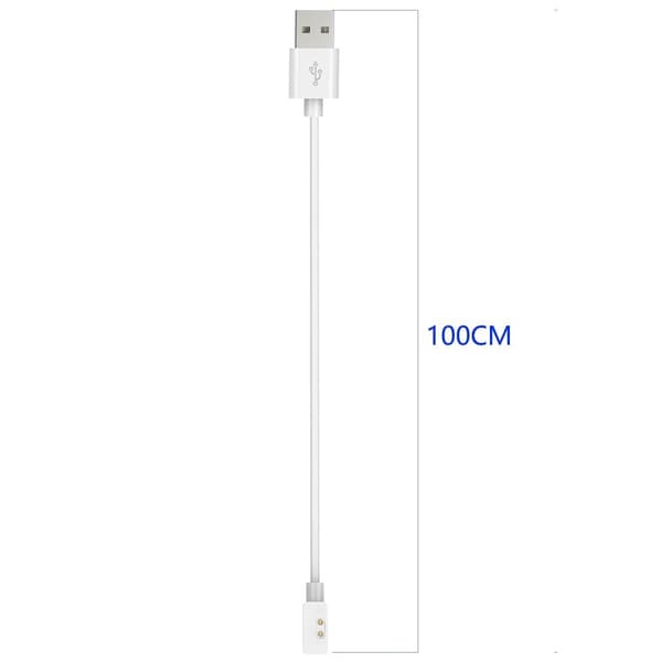 100 cm Xiaomi Redmi Band 2 magnetisk laddningskabel - Vit Vit