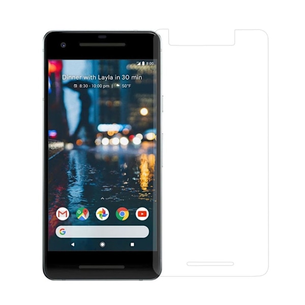 Google Pixel 2 temperoitu suojalasi näytölle - Kirkas Transparent